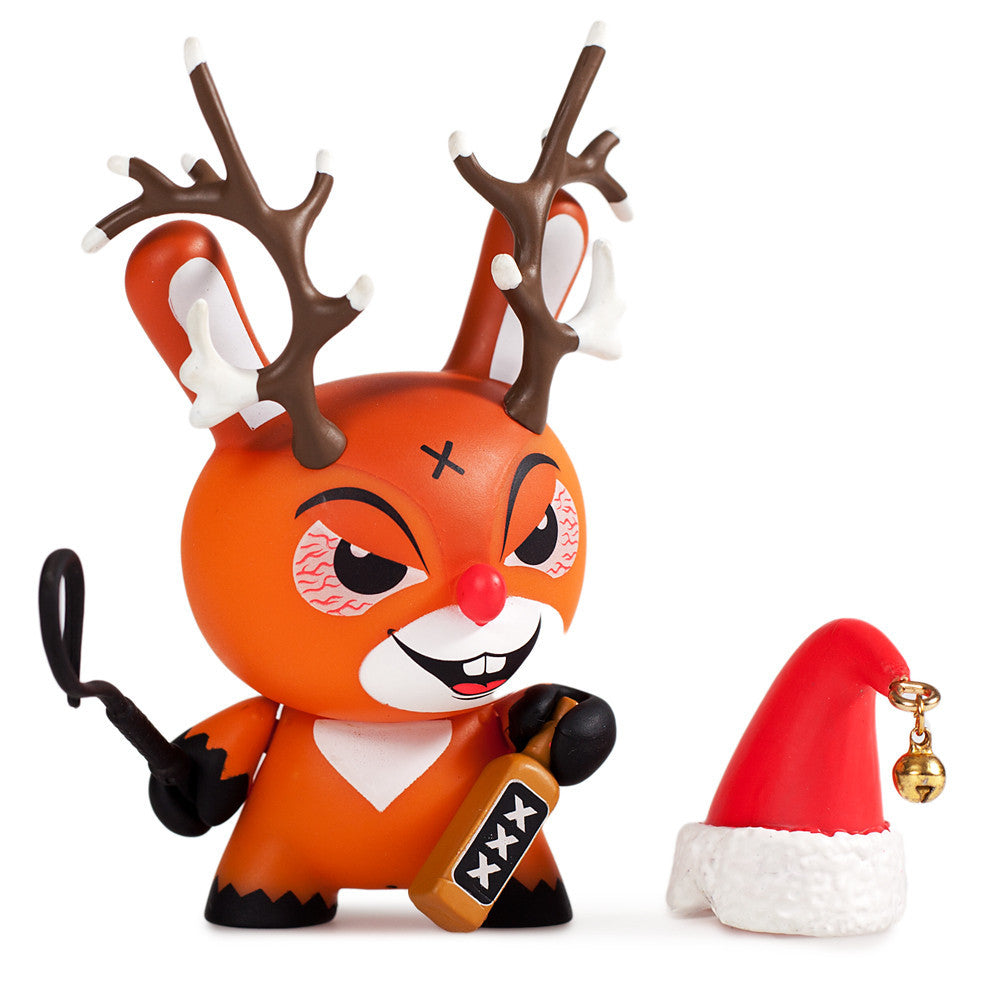 Rise of Rudolph Christmas Dunny by Kozik x Kidrobot - Mindzai - 4