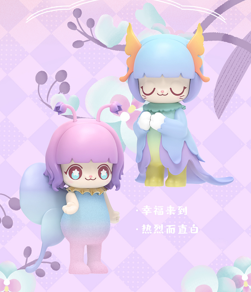 Kimmy and Miki Flower Language Blind Box Series by 52 Toys