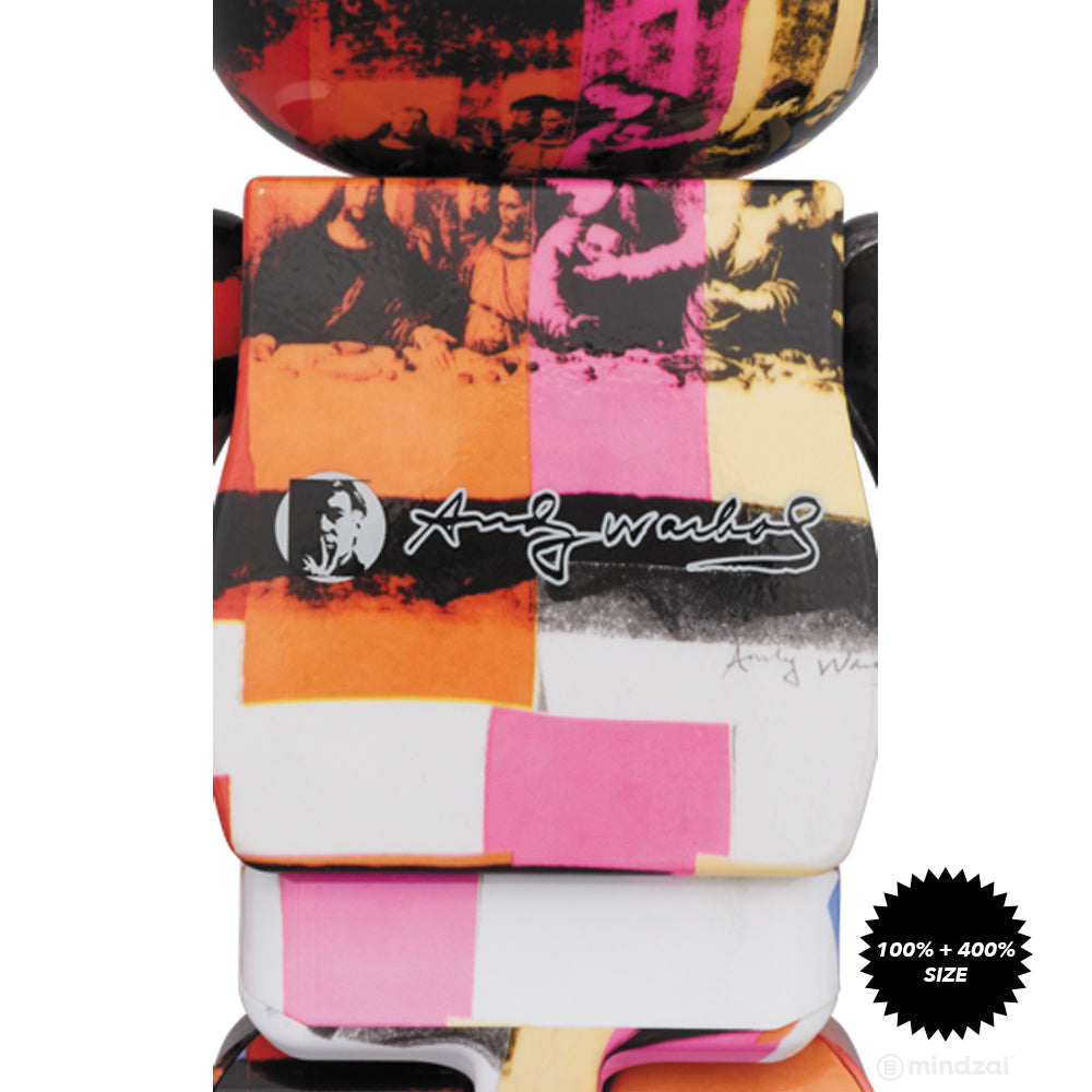 Andy Warhol The Last Supper 100% + 400% Bearbrick Set by Medicom Toy x Warhol