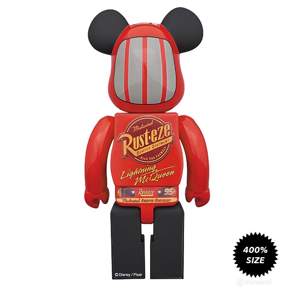Lightning McQueen 400% Bearbrick by Medicom Toy