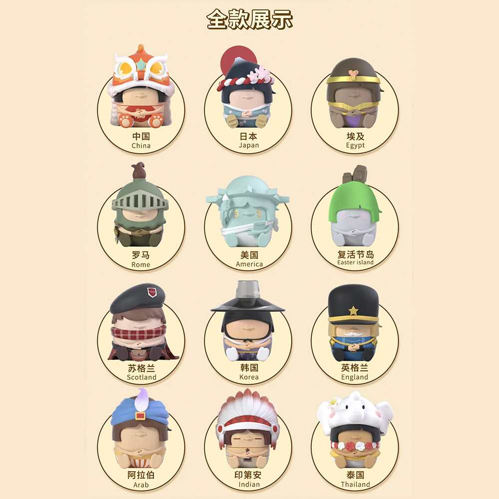 Logy's Small World Blind Box Series by ZEZE x BLACKTOYS