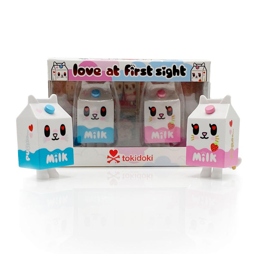Love at First Sight Milk Cats Vinyl Figure Set by Tokidoki