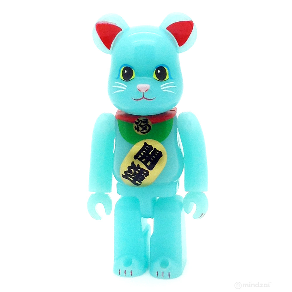 Bearbrick Series 33 - Lucky Cat Blue (Animal)