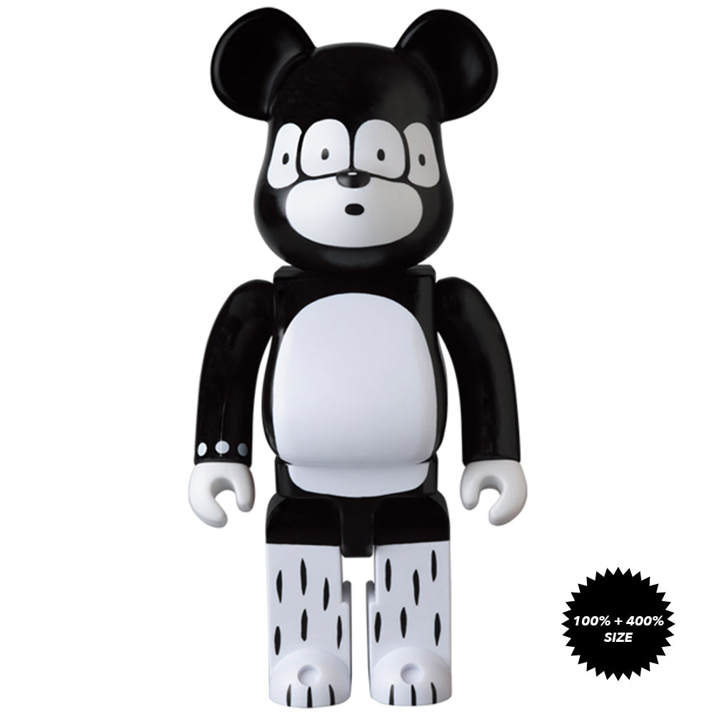 Matthew 100% + 400% Bearbrick Set by Bridge Ship House x Medicom Toy