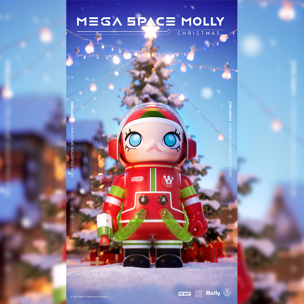 MEGA SPACE MOLLY 400% Christmas Edition Art Toy