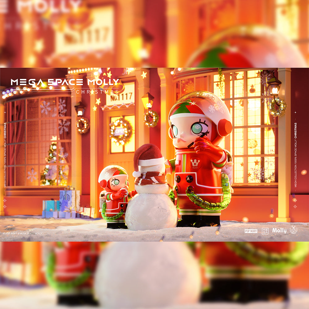 MEGA SPACE MOLLY 400% Christmas Edition Art Toy