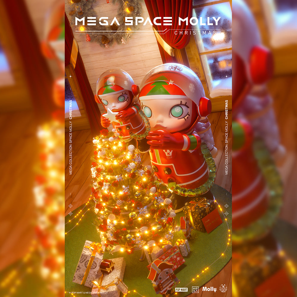 MEGA SPACE MOLLY 400% Christmas Edition Art Toy