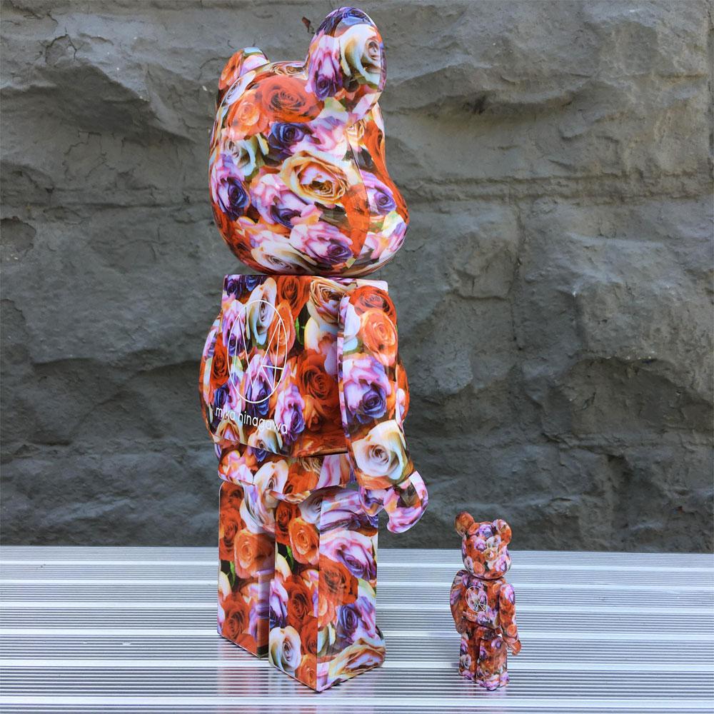 Mika Ninagawa Rose 100% + 400% Bearbrick Set