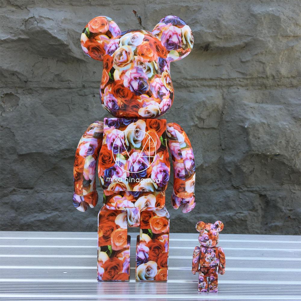 Mika Ninagawa Rose 100% + 400% Bearbrick Set