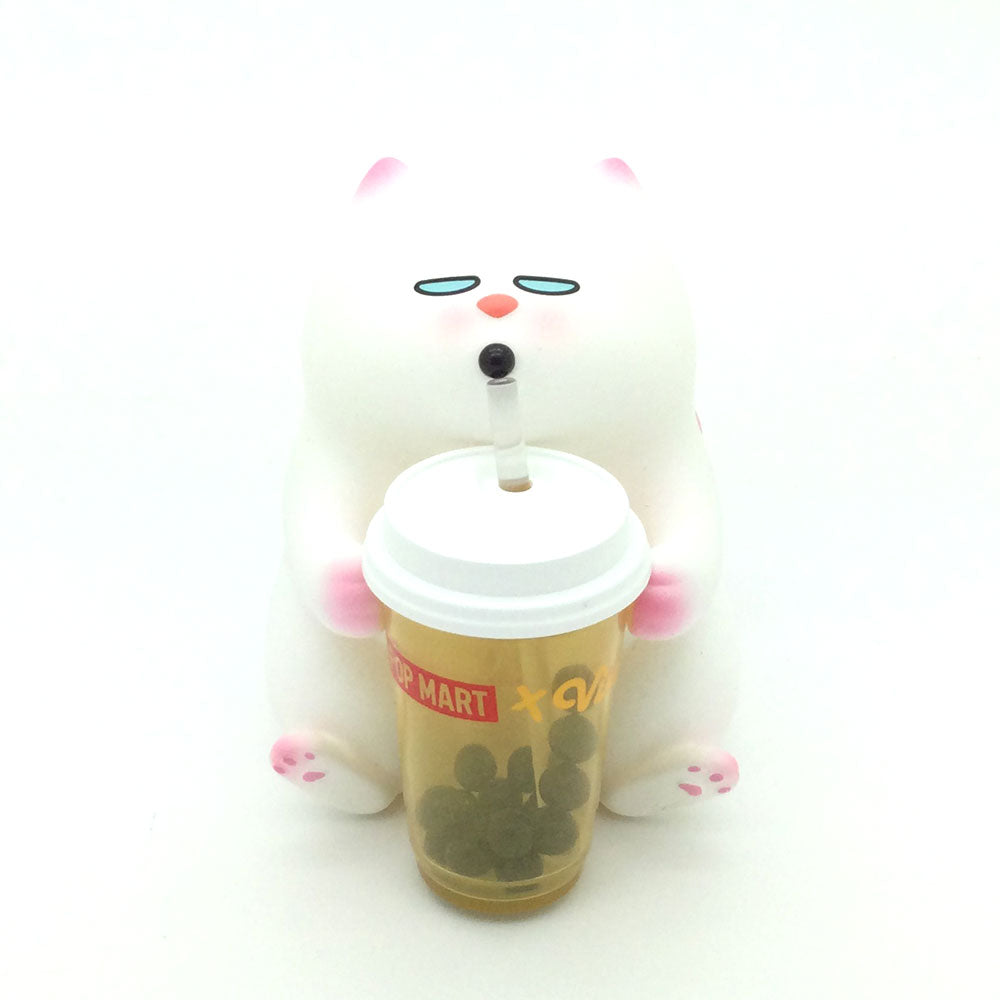 Vivicat Lazy Friends Series by POP MART - Milk Tea