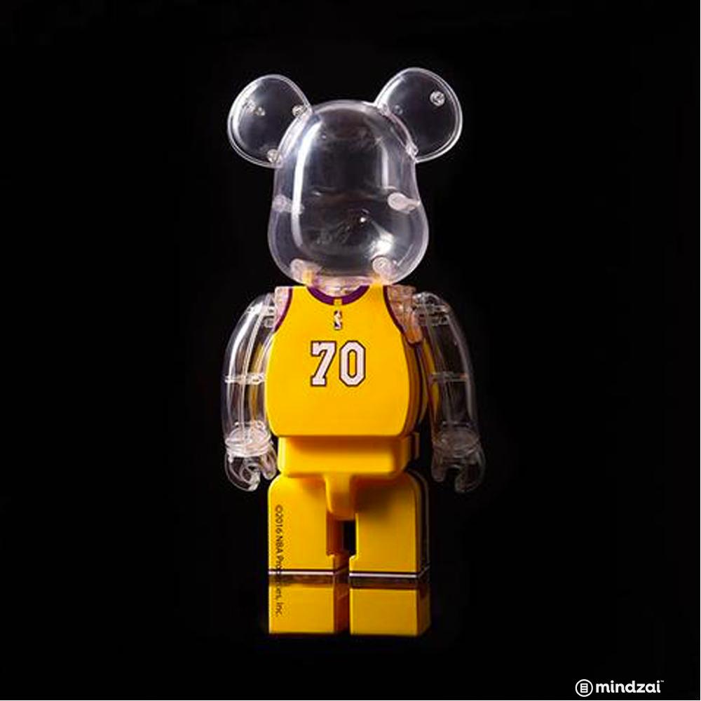 Los Angeles Lakers 400% Bearbrick by NBA x Medicom Toy