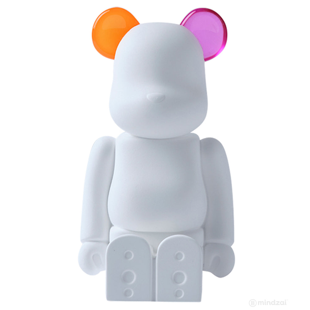 Bearbrick Aroma Ornament No.0 Color-W-Double ORANGE/PINK by Medicom Toy x Ballon