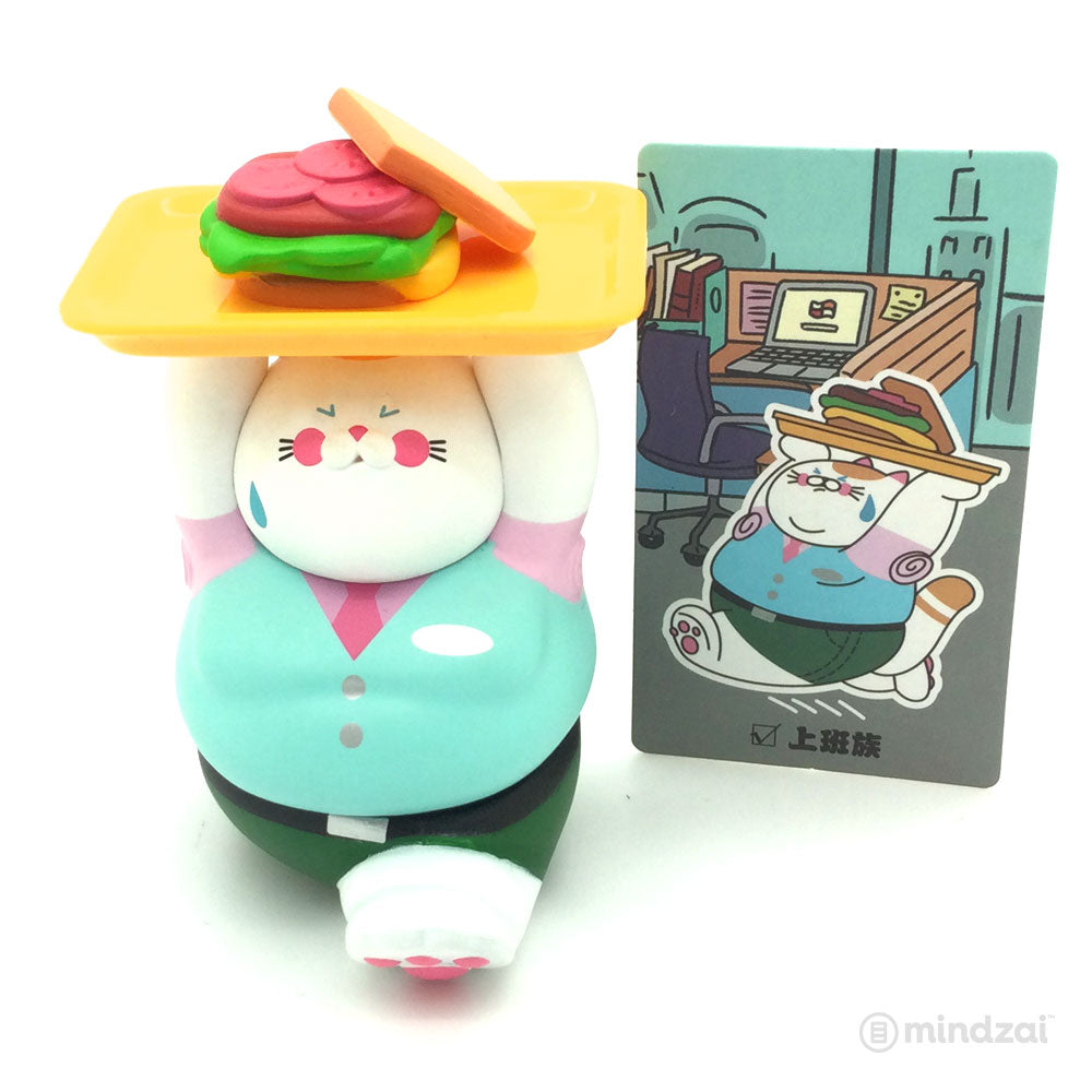 Get More Money Uncle Cat Blind Box Series by Lam Toys - Office Worker
