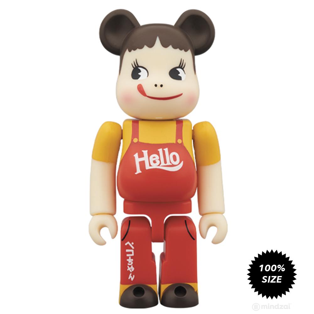 Peko-chan & Poco-chan Vintage Hello version 2-Pack 100% Bearbrick by Medicom Toy