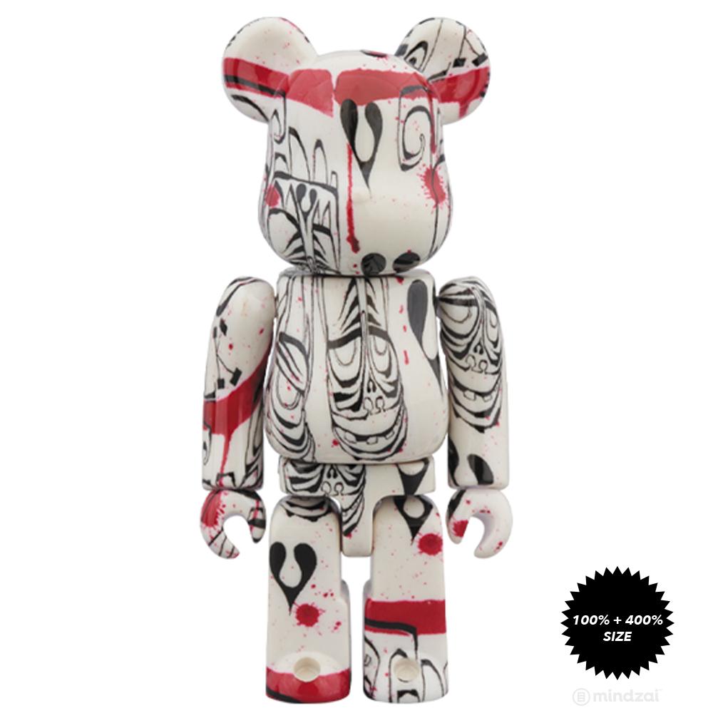 Phil Frost (2019) 100% + 400% Bearbrick Set by Medicom Toy