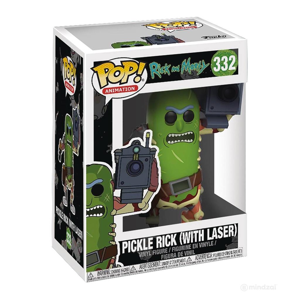 Rick and Morty Pickle Rick with Laser Vinyl Figure by Funko