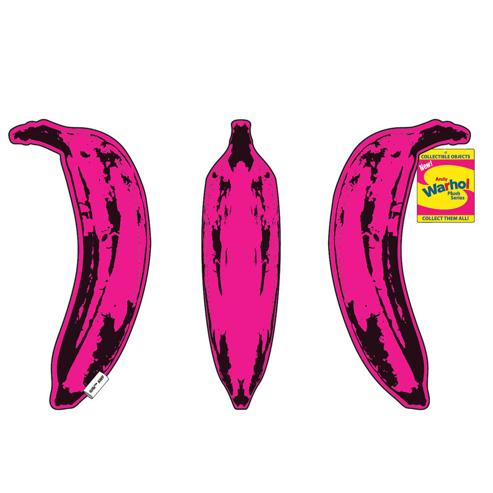 Andy Warhol Pink Banana Medium Plush by Kidrobot - Mindzai - 4