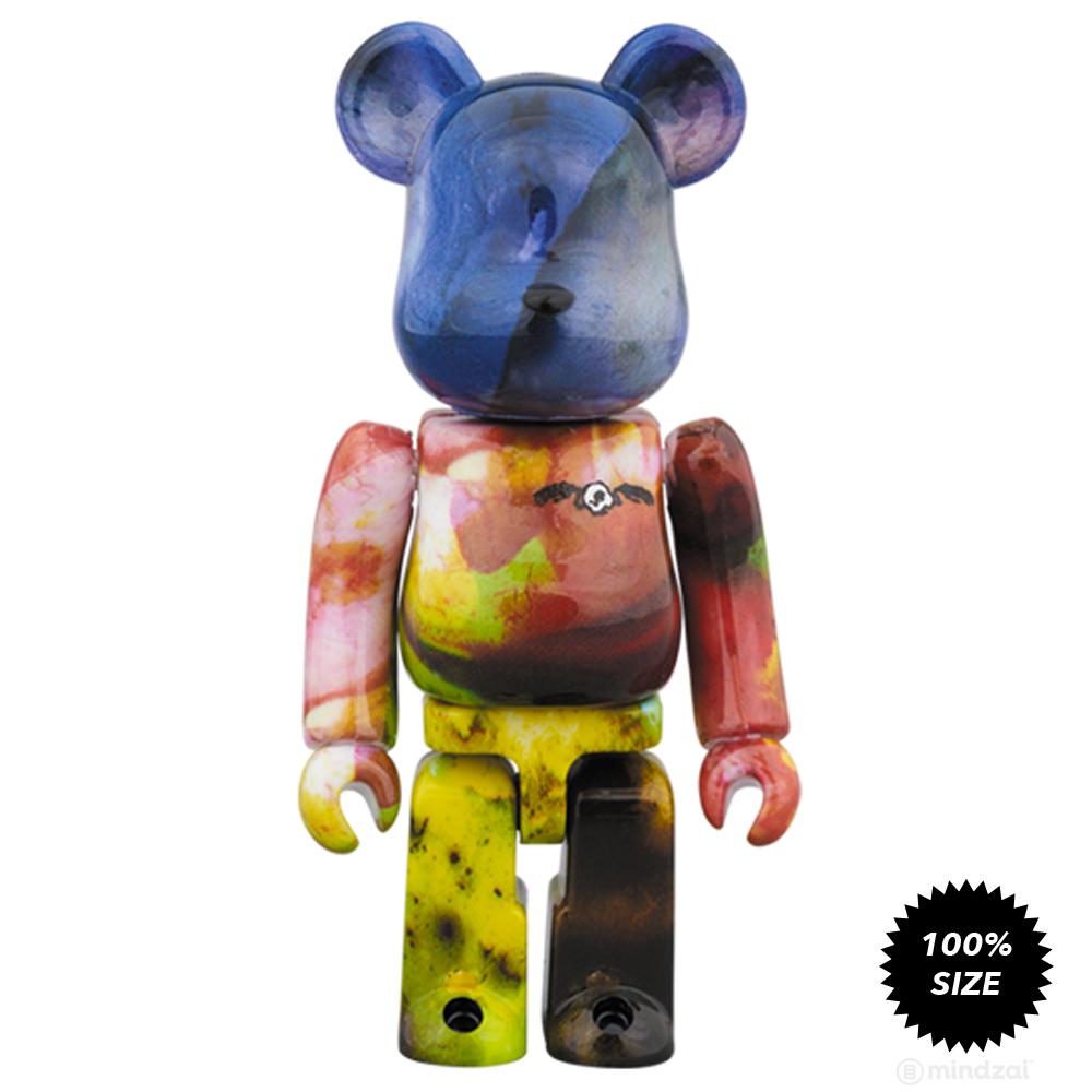 Pushead 3 Different Colours 100% + 400% 4 Piece Bearbrick Set by Medicom Toy