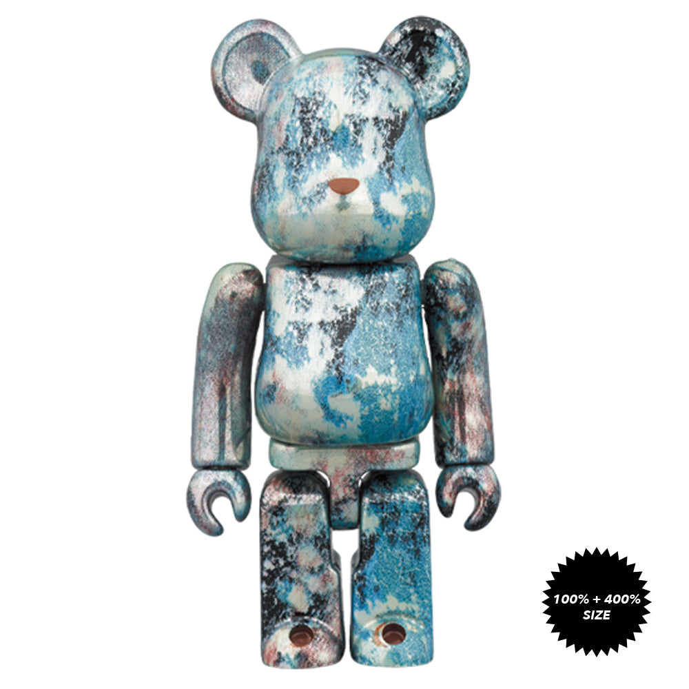 Pushead #5 100% + 400% Bearbrick Set by Medicom Toy