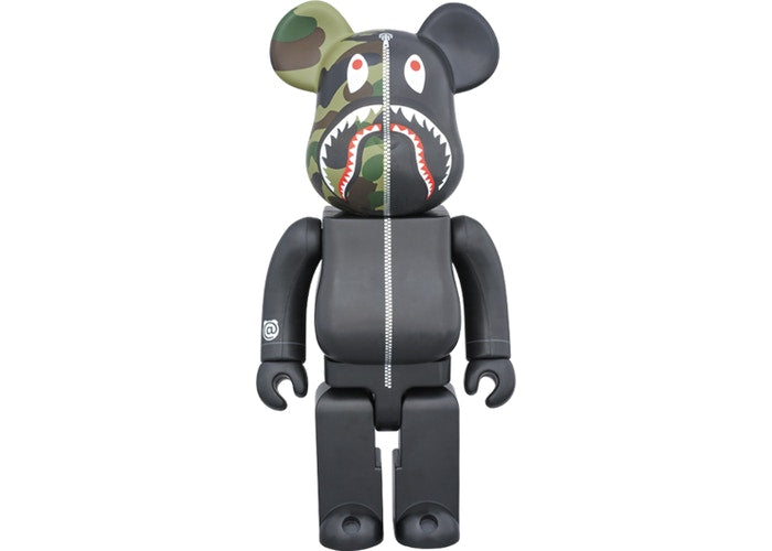 Medicom Bearbrick x Bape 1st Camo Shark 1000%