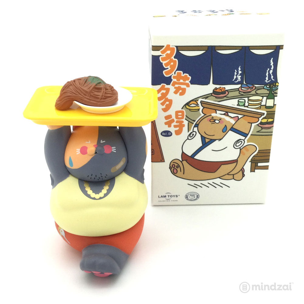 Get More Money Uncle Cat Blind Box Series by Lam Toys - Restaurant Waiter