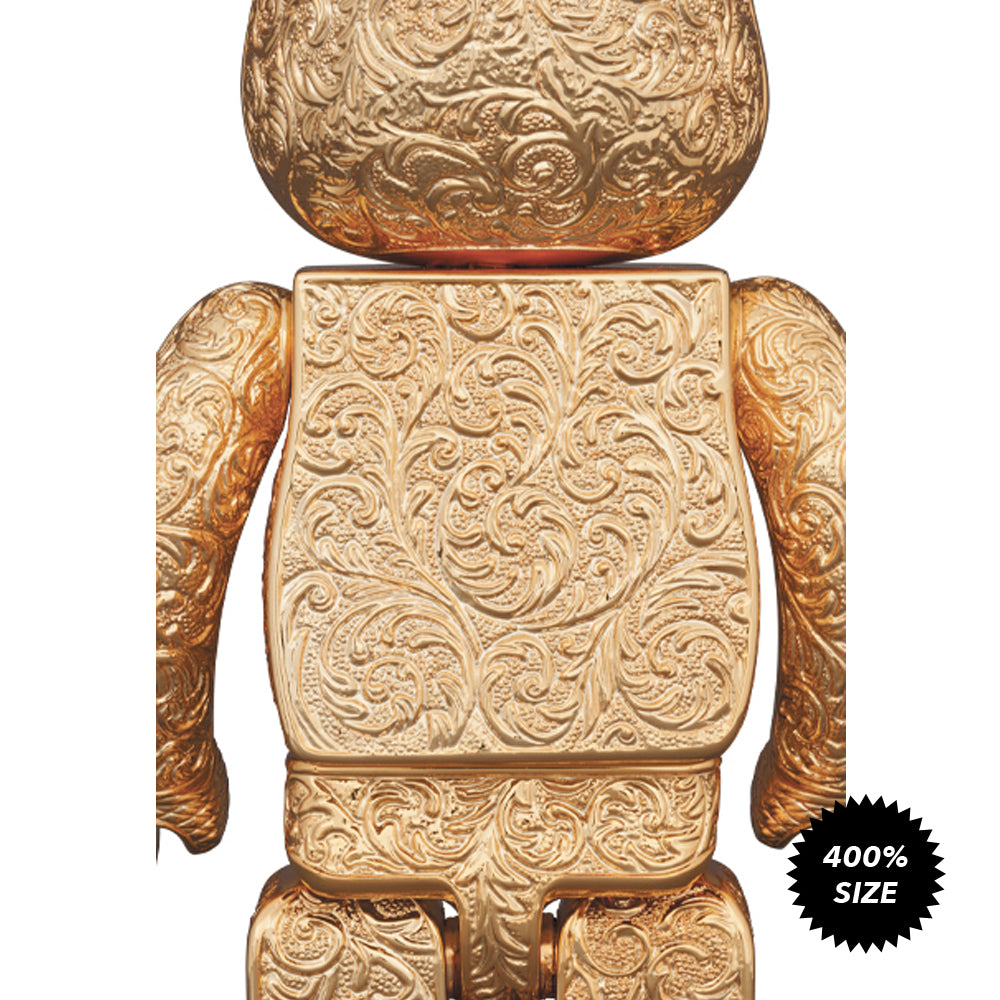 Royal Selangor Arabesque Golden 400% Bearbrick by Medicom Toy