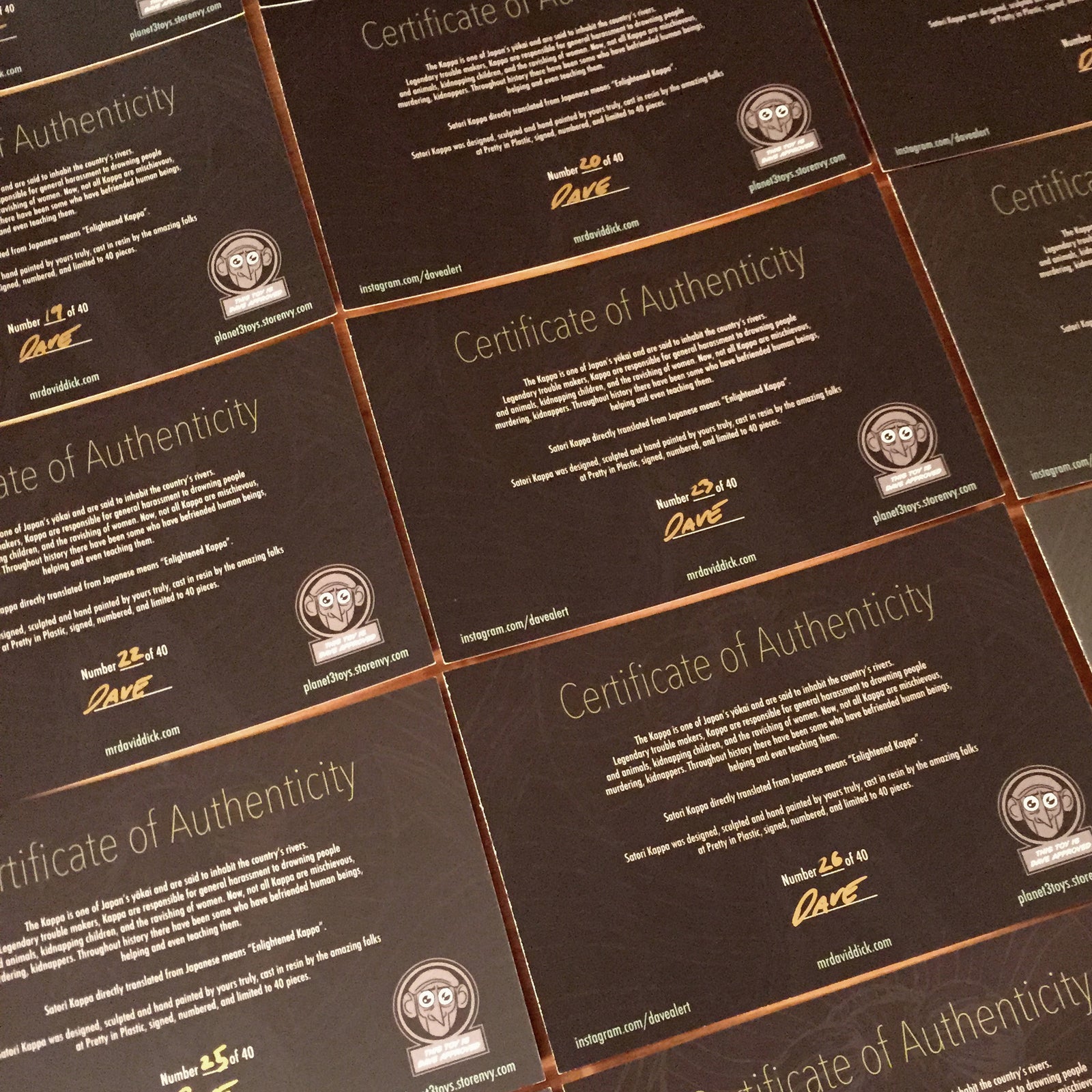 Satori Kappa by David Dick with Signed Water Color Sketch - Mindzai - 5