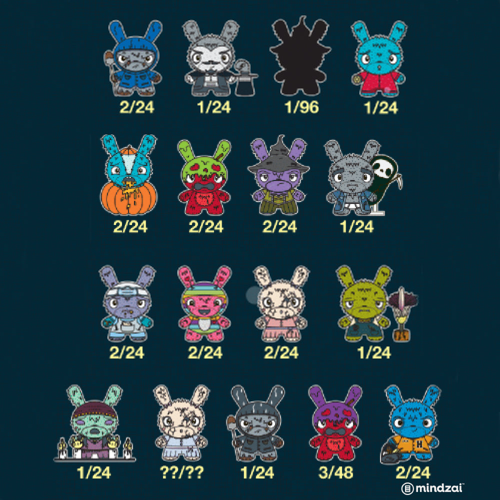 Scared Silly Dunny Series by Kidrobot x Jenn & Tony Bot