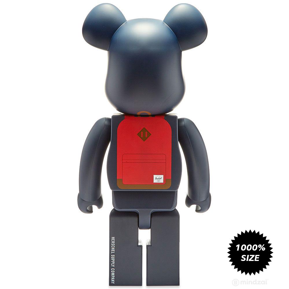 Herschel Supply 1000% Bearbrick by Medicom Toy