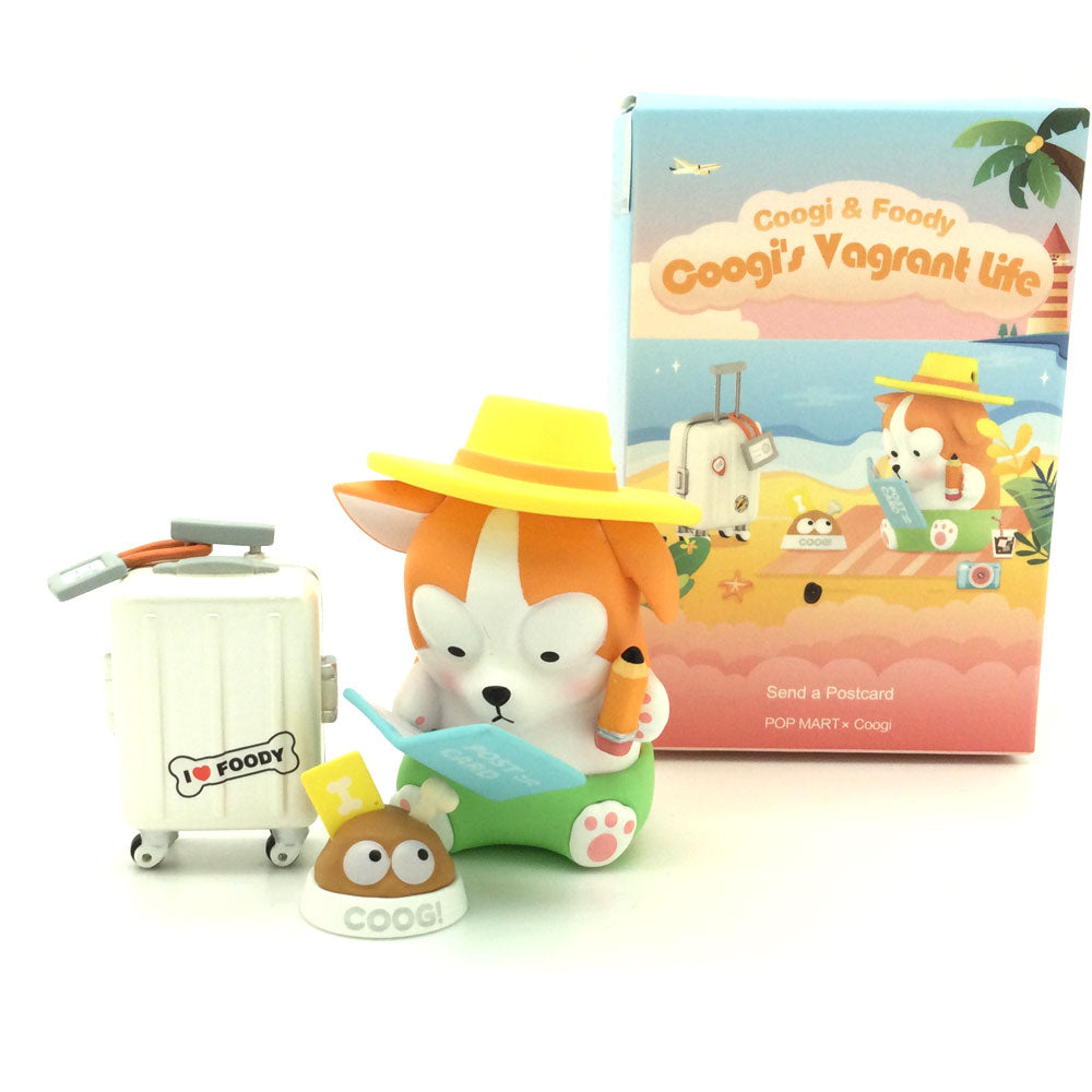 Coogi and Foody - Coogi's Vagrant Life Series by POP MART - Send a Postcard