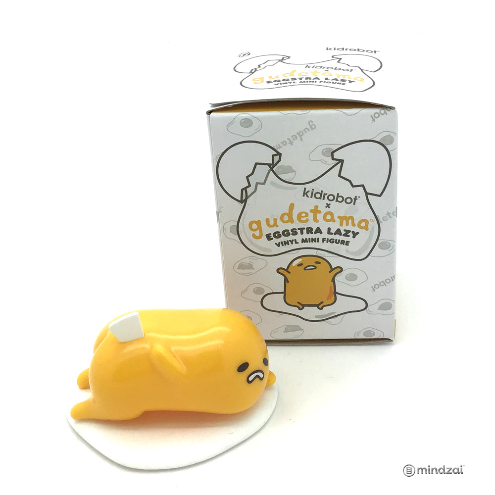 Gudetama Eggstra Lazy Vinyl Mini Figure Series by Kidrobot x Sanrio - Shell Stuck