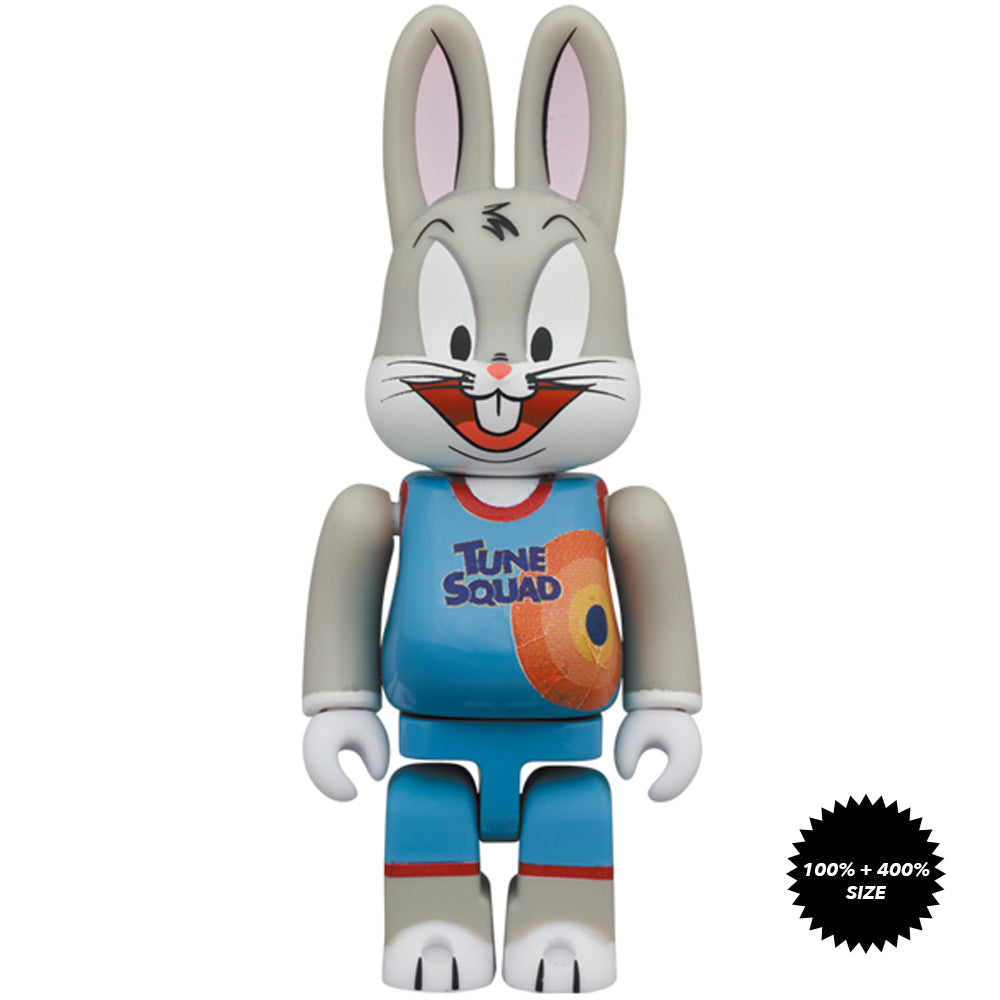 Space Jam: A New Legacy Bugs Bunny 100% + 400% Rabbrick Set by Medicom Toy