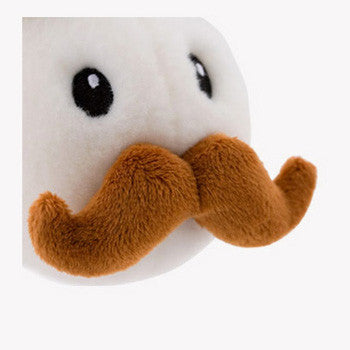 Happy Labbit 'Stache White Plush Doll 7" by Frank Kozik - Mindzai - 3