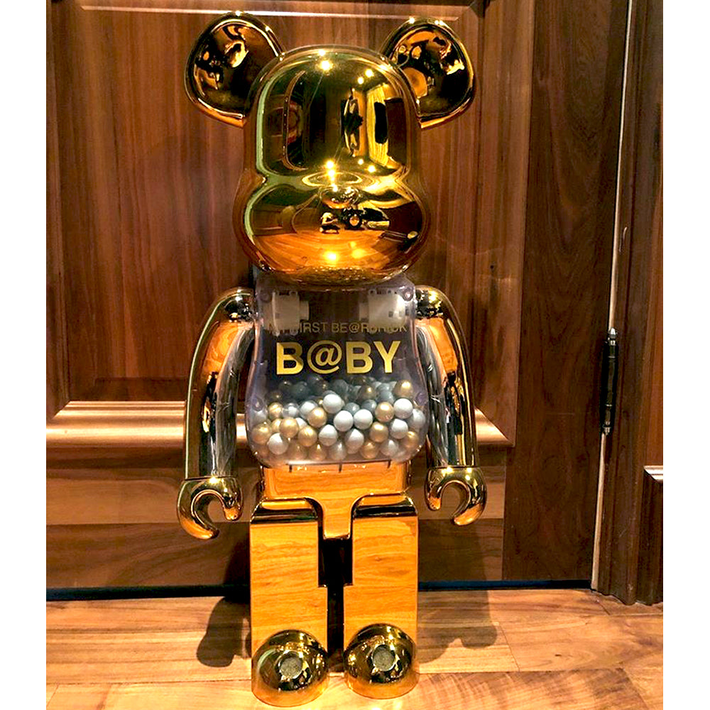 My First Baby Gold / Silver 1000% Bearbrick by Medicom Toy (Pre-owned)