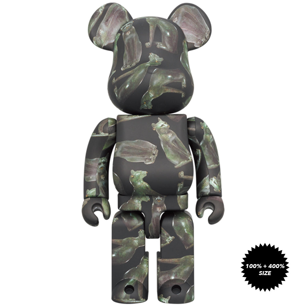 The Gayer-Anderson Cat 100% + 400% Bearbrick Set by Medicom Toy x The British Museum