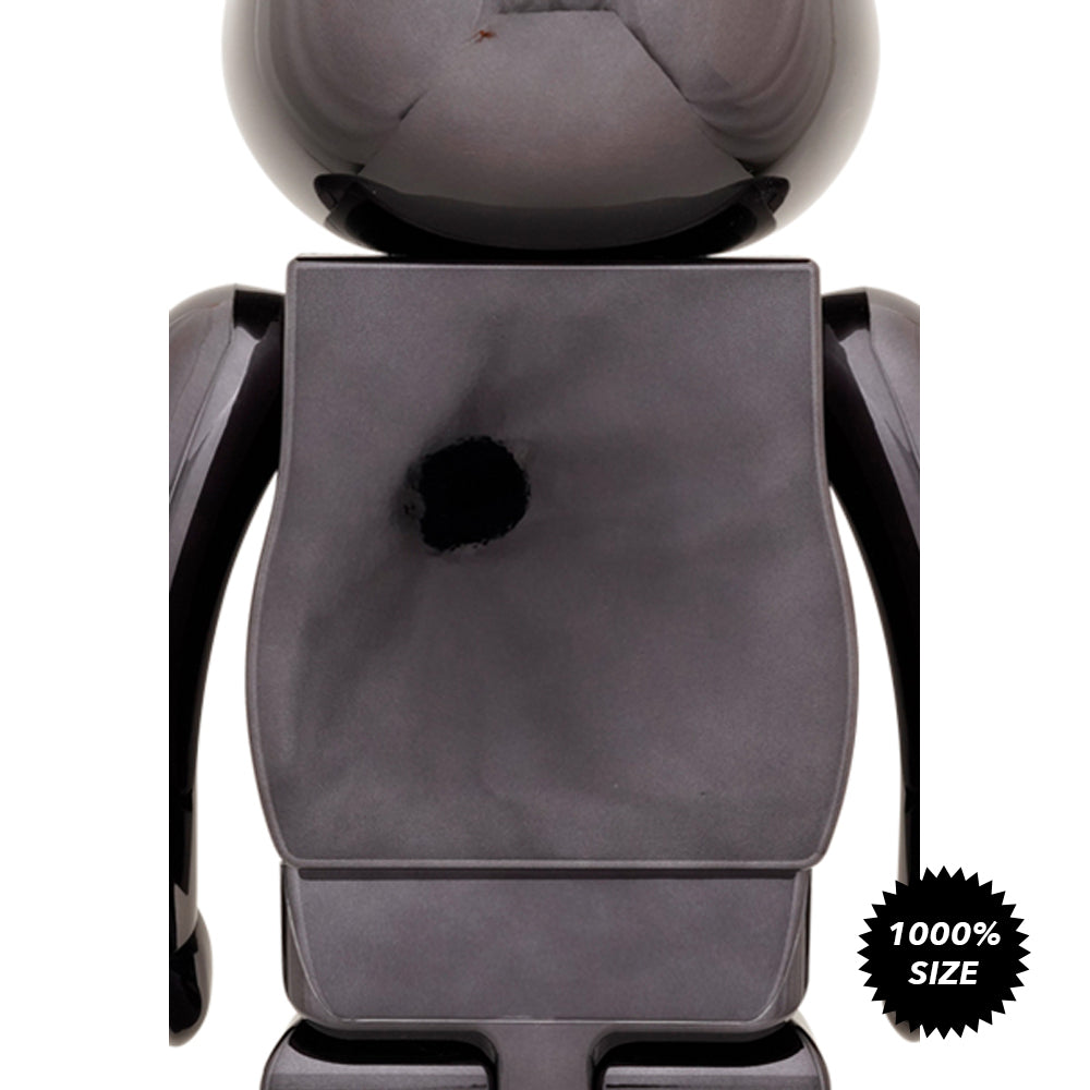 *Pre-order* The Rolling Stones Lips & Tongue (Black Chrome Ver.) 1000% Bearbrick by Medicom Toy
