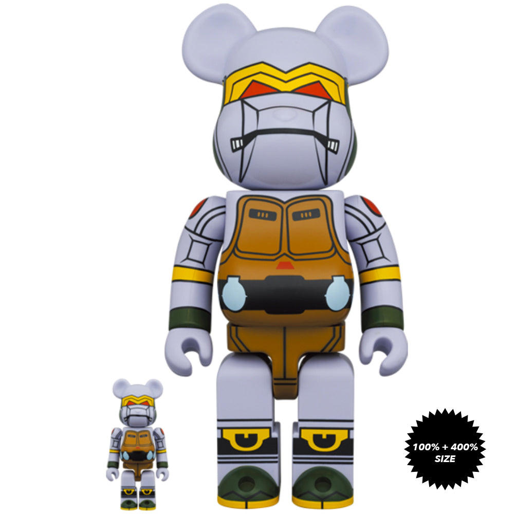 TMNT: Metalhead 100% + 400% Bearbrick Set by Medicom Toy