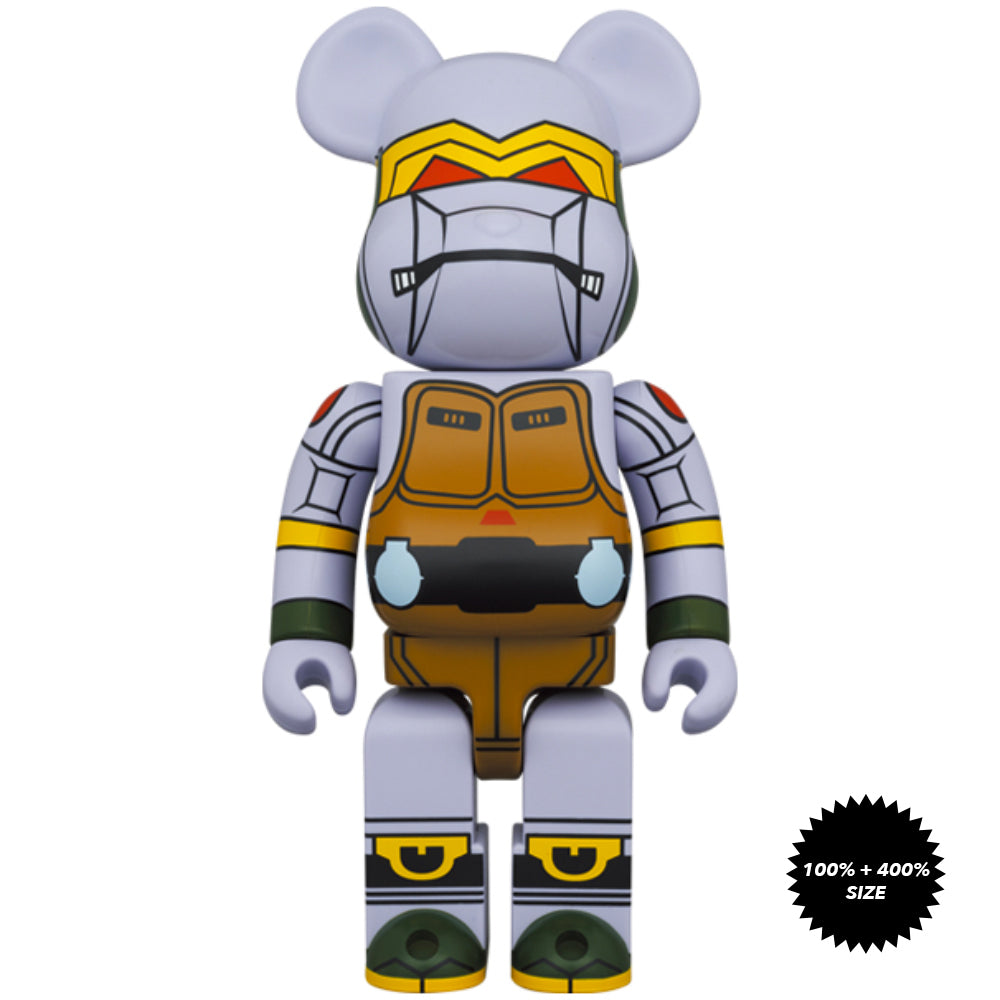 TMNT: Metalhead 100% + 400% Bearbrick Set by Medicom Toy