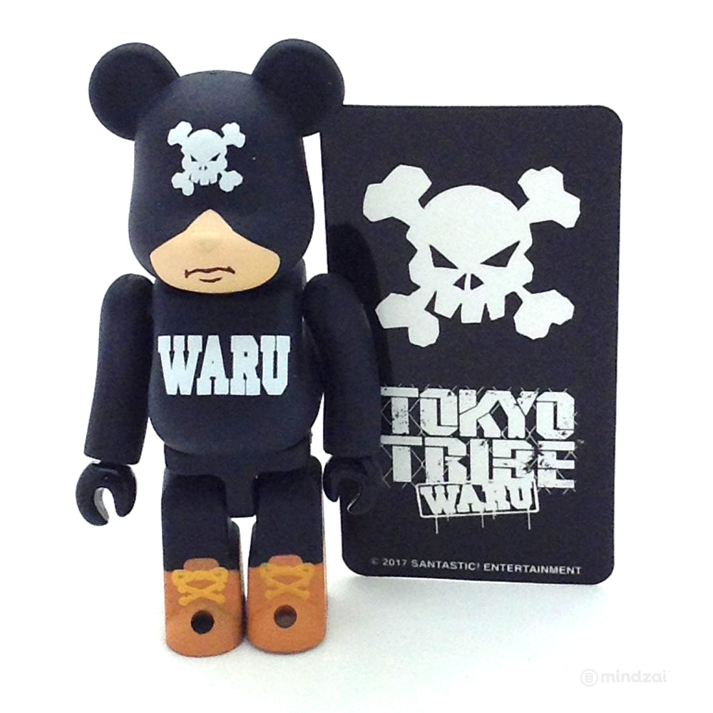 Bearbrick Series 35 - Tokyo Tribe Waru (Black) (Artist)