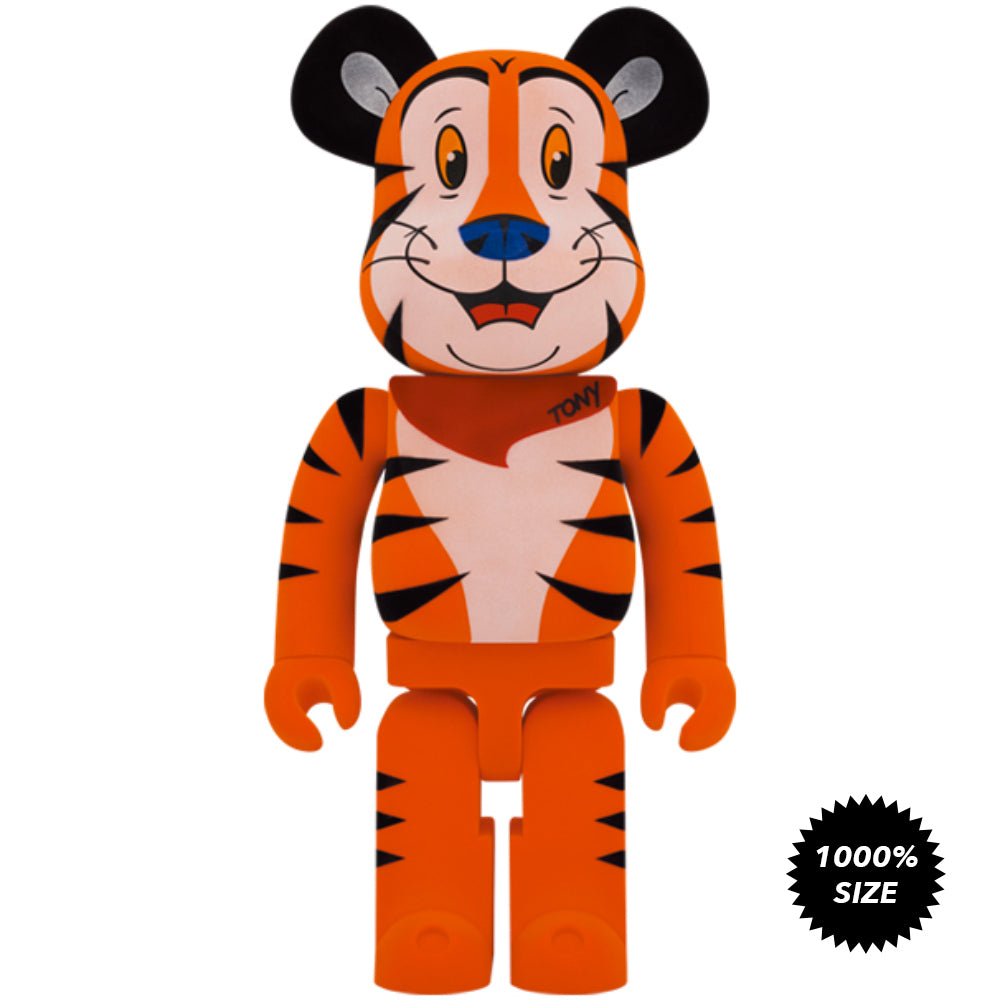 Tony the Tiger (Flocky Ver.) 1000% Bearbrick by Medicom Toy