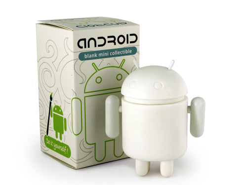 DIY Android 3" Minifigure - White Edition - Mindzai - 1