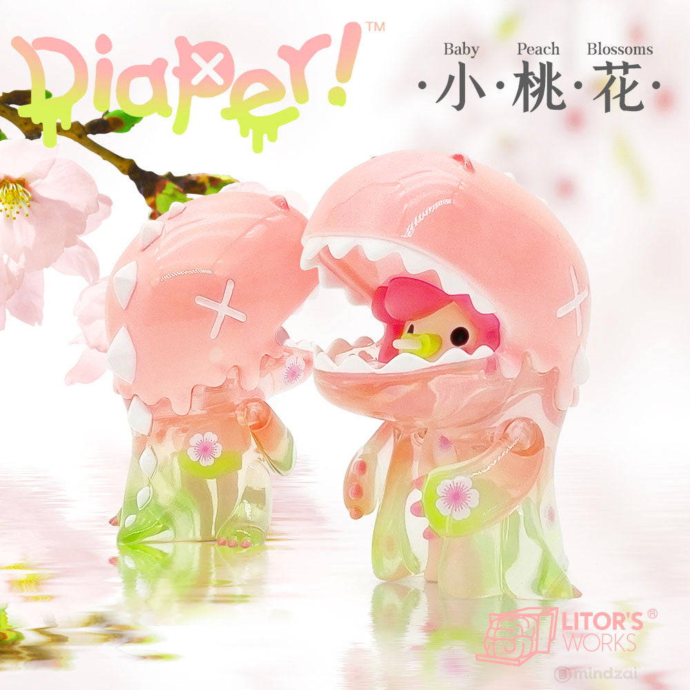 Umasou! Diaper Baby Peach Blossoms Art Toy Figure by Litor's Work