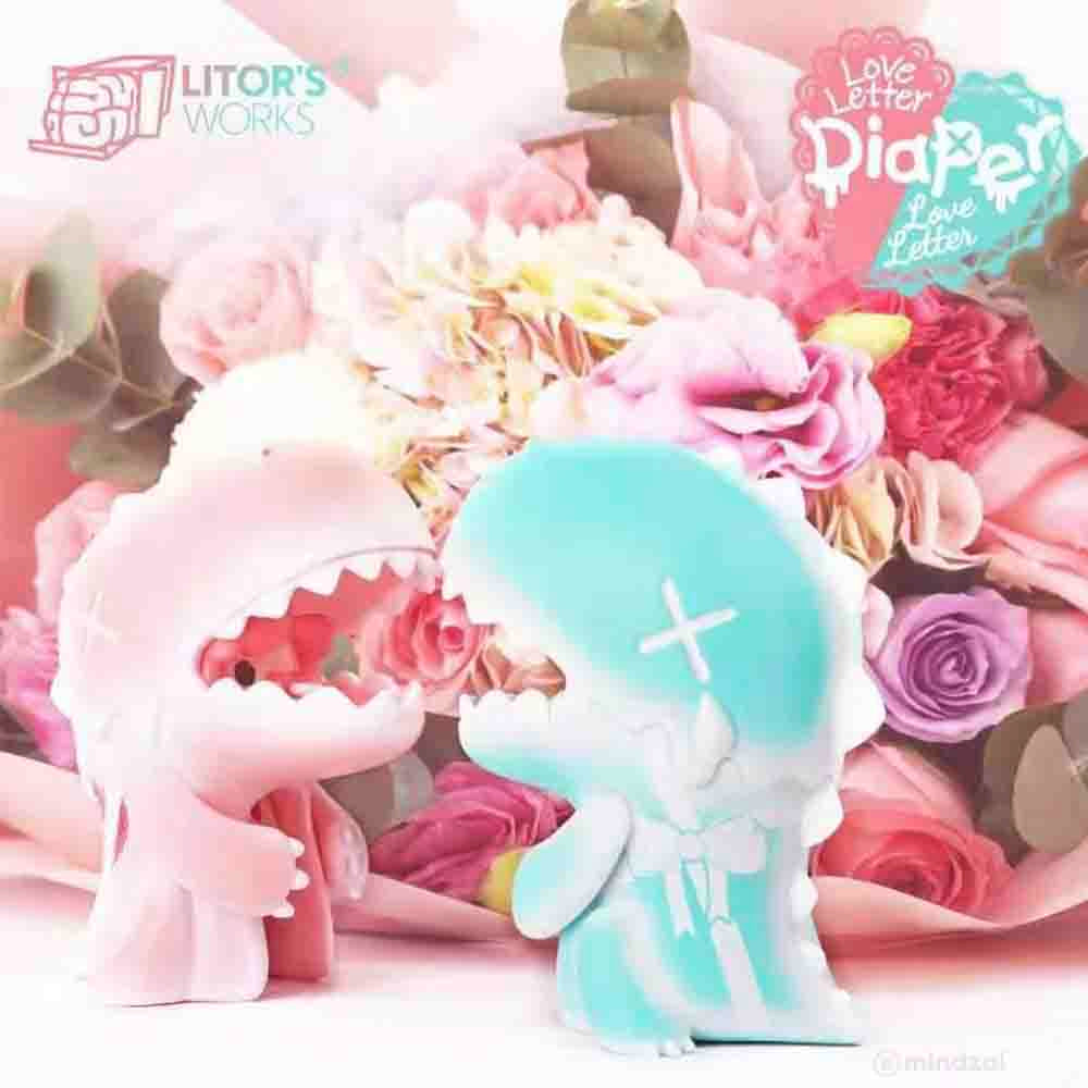 Umasou! Diaper Love Letter (Pink Ver.) Art Toy Figure by Litor's Work