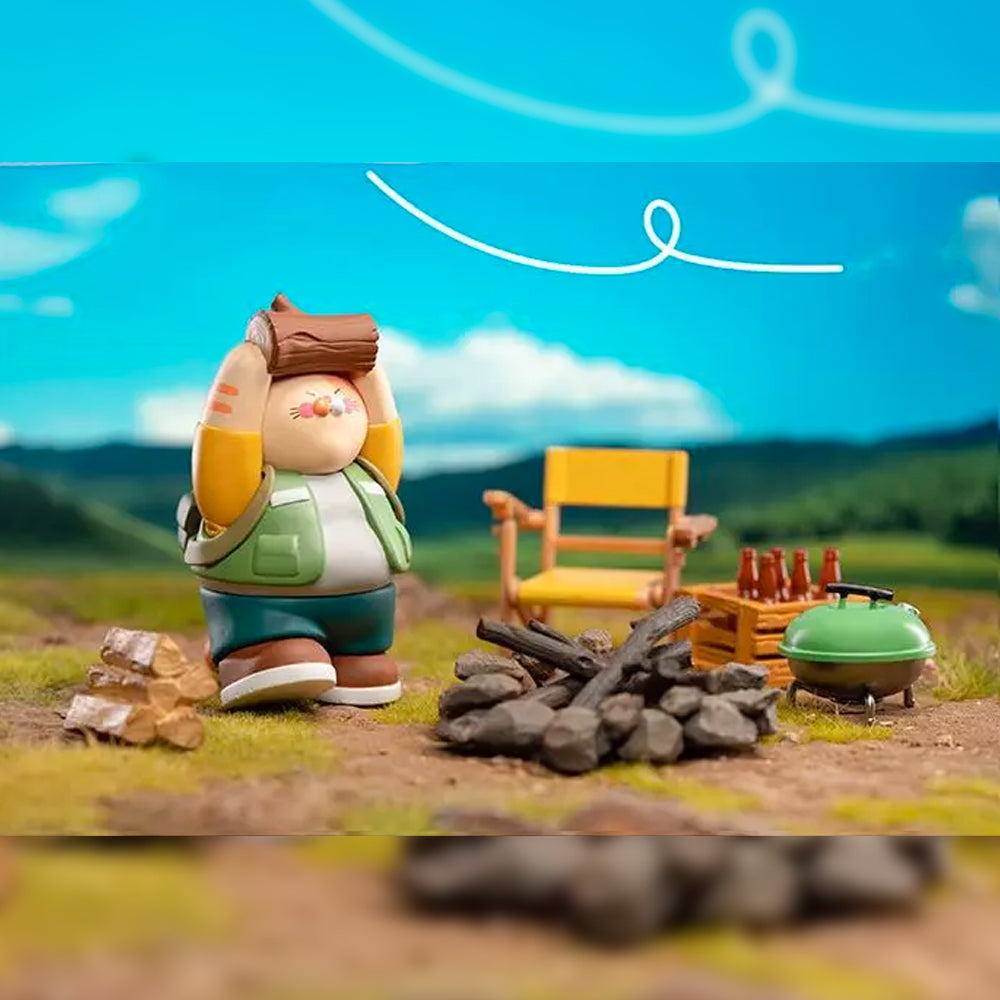 Get More Money Uncle Cat Vol. 2 Go Camping Blind Box Series by Lam Toys