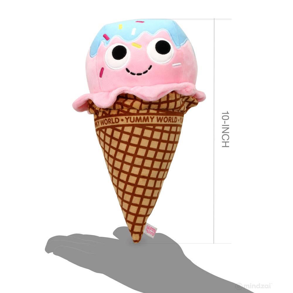 Yummy World Walter Waffle Cone Ice Cream Scoop Plush Toy by Kidrobot