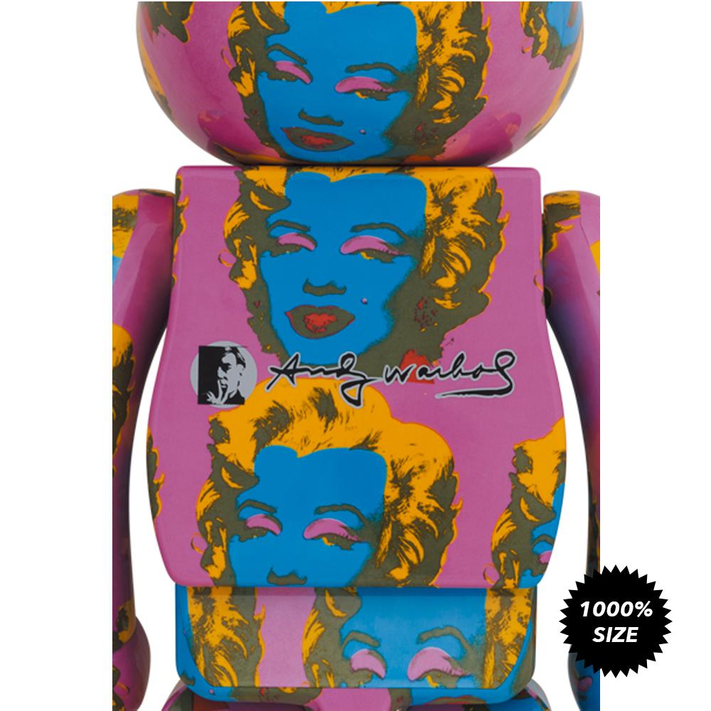 Andy Warhol Marilyn Monroe #2 1000% Bearbrick by Medicom Toy x Warhol