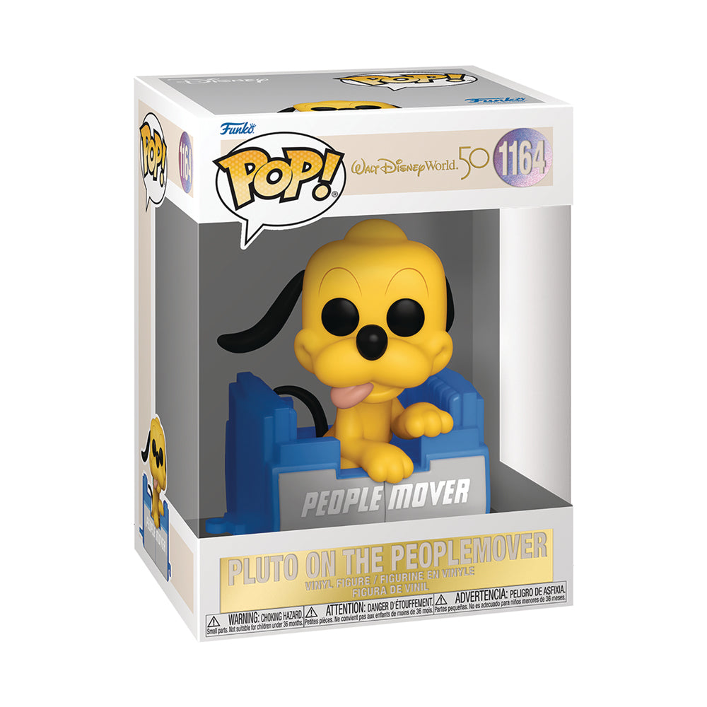 Walt Disney World 50th Anniversary Pluto on the PeopleMover POP! Vinyl Figure by Funko