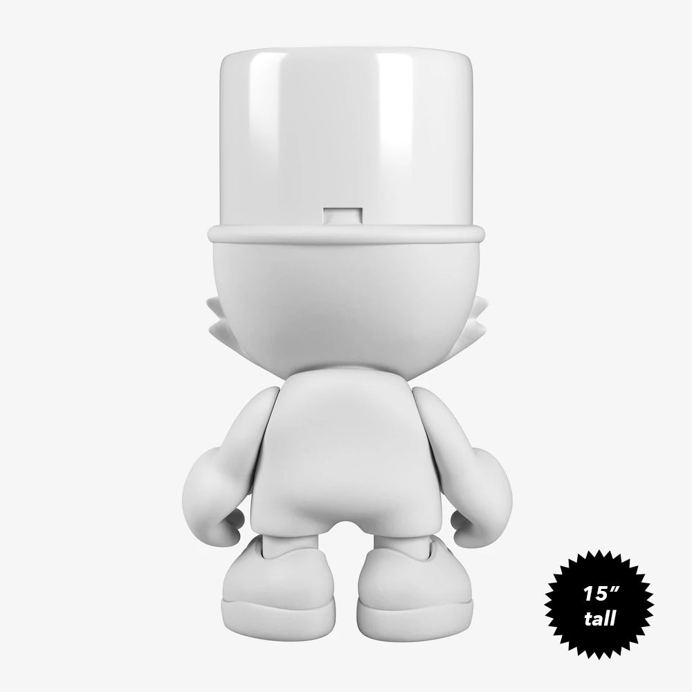 White 15-inch UberKranky Toy by Superplastic
