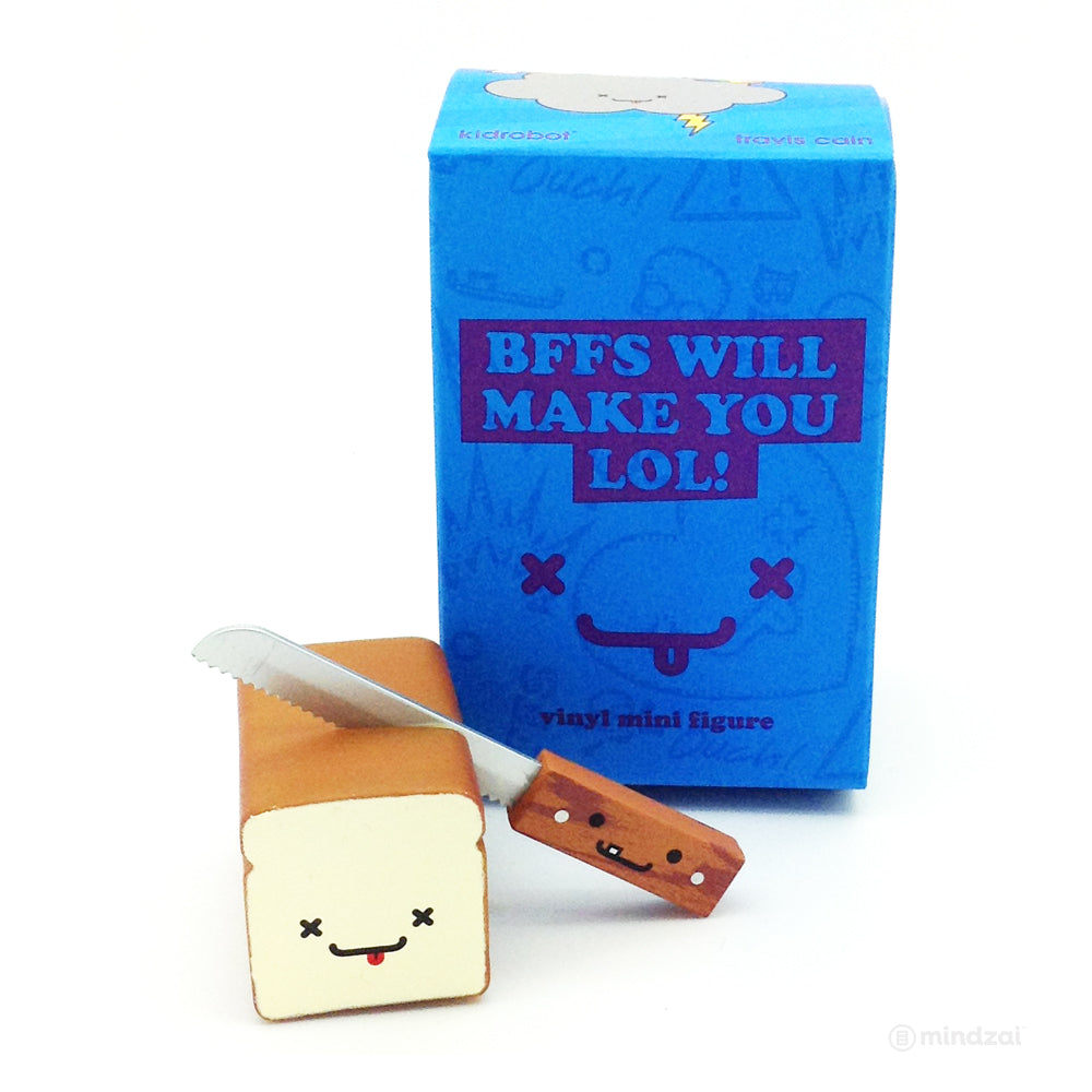 BFFs Best Friend Forever Series 4 Blind Box by Kidrobot Wonder and Joe (Bread and Knife)