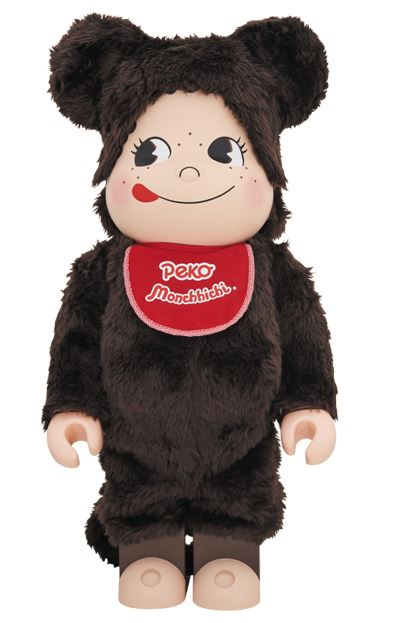 Pekochhichi 1000% Bearbrick by Fujiya x Monchhichi x Medicom Toy (Pre-owned)